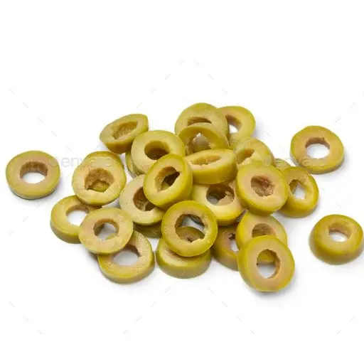 OLIVE VERT RONDELLE - (250G) - زيتون أخضر شرائح 